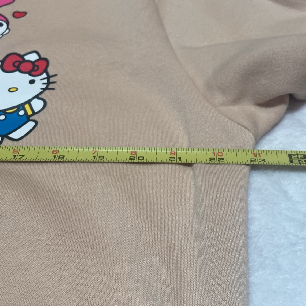 SANRIO HELLO KITTY NWT Size L Cream Hoodie - Picture 6 of 9